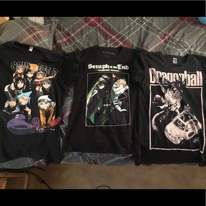 Lot of Anime Shirts